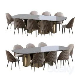 Oscar opera contemporary table chair diva sb